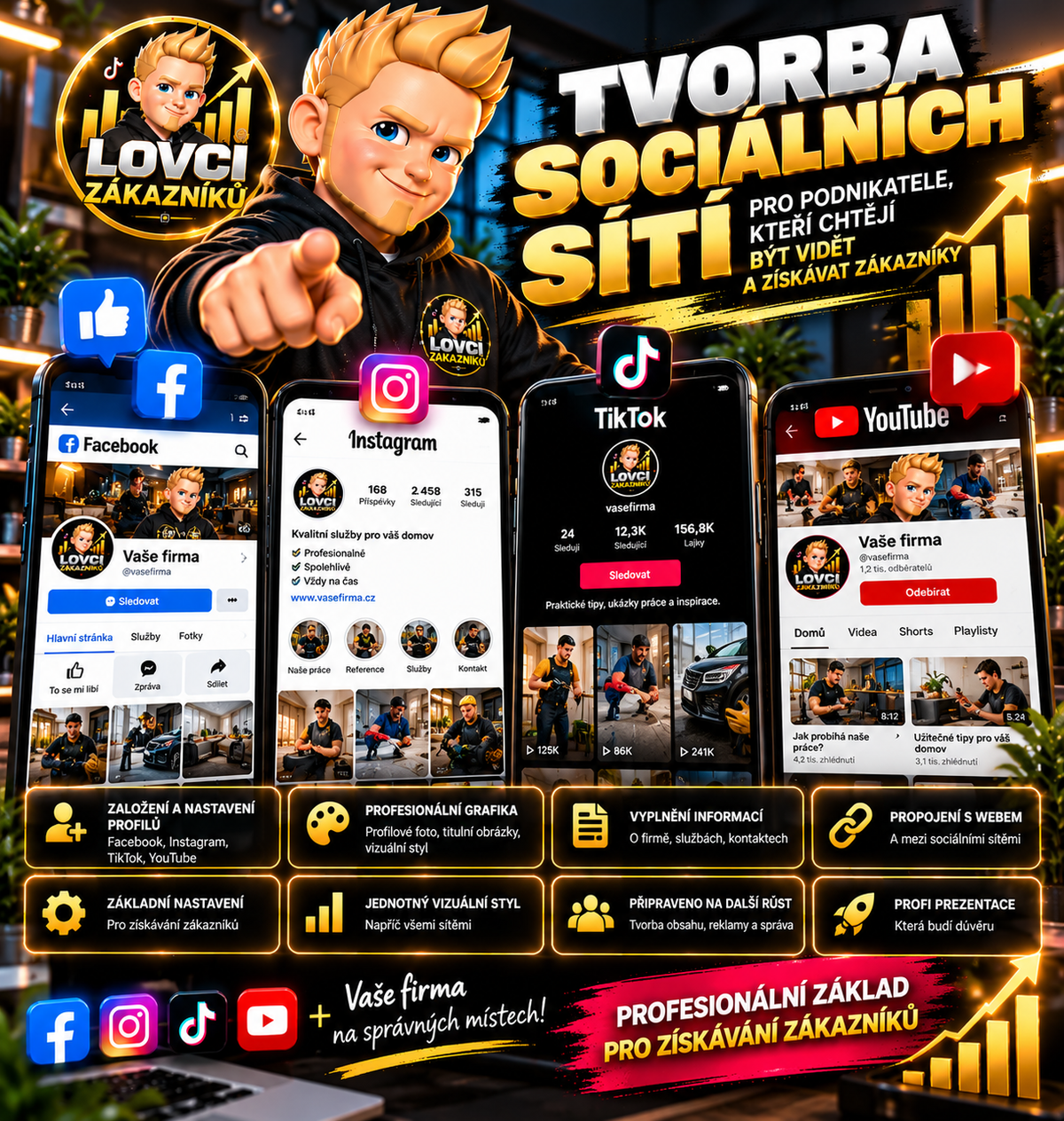 Tvorba 📣Sociálních sítí