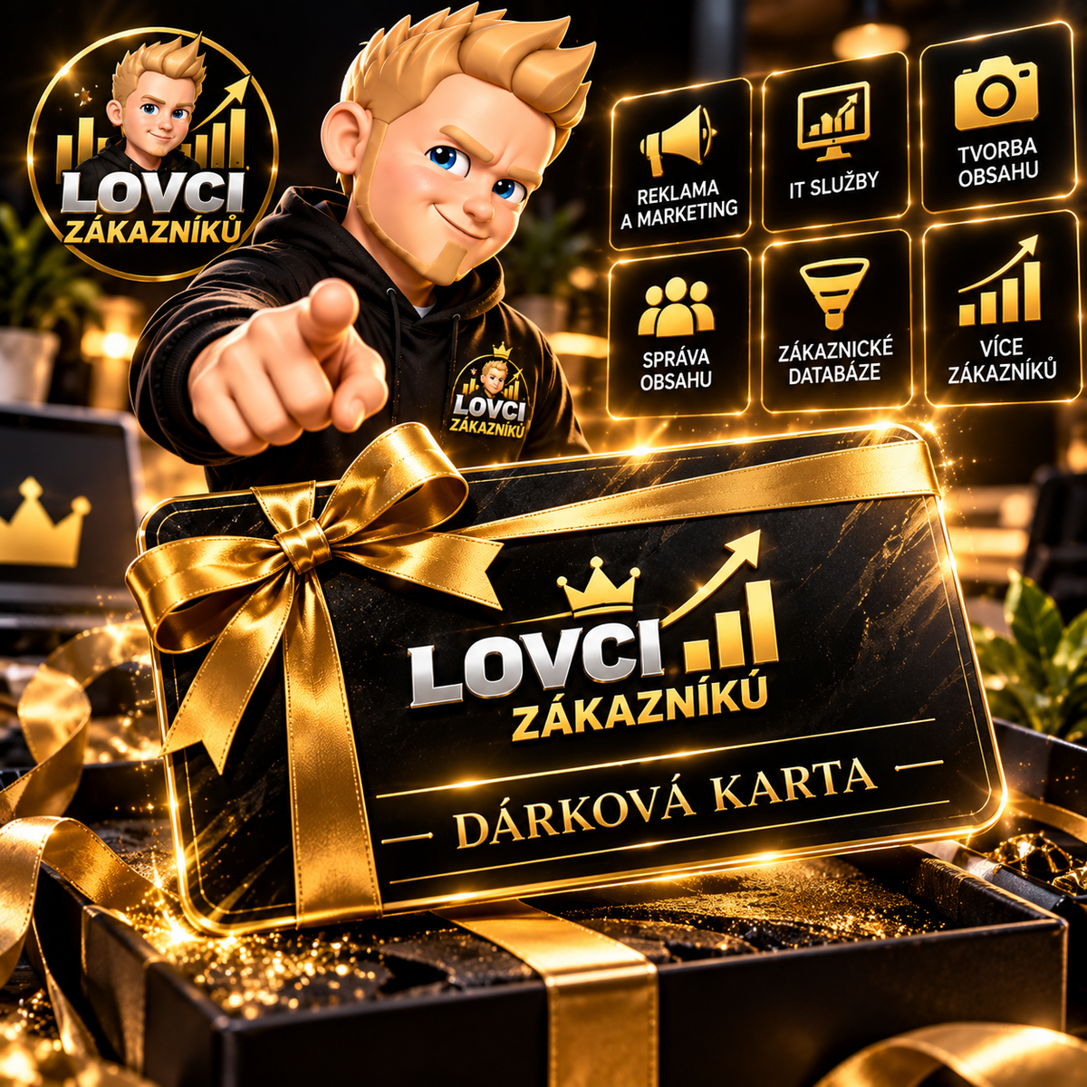 Lovci Zákazníků - Dárková Karta